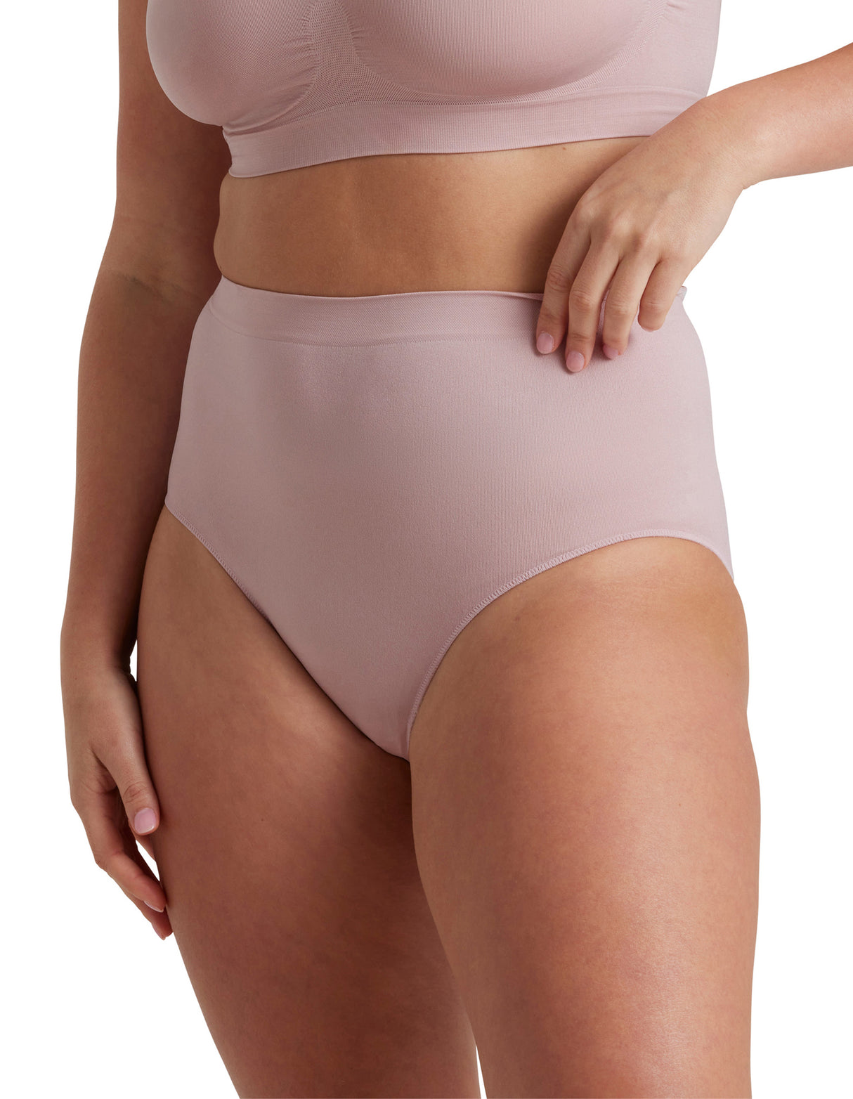 Ambra Bare Essentials Full Brief - Lilac Taupe