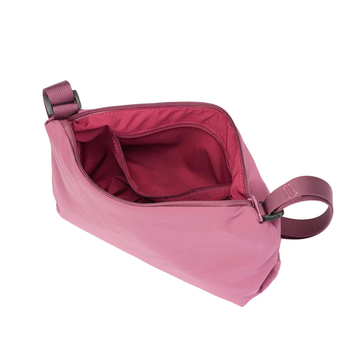 BAMEI Ultra-Light Crescent Crossbody Bag - Mulberry