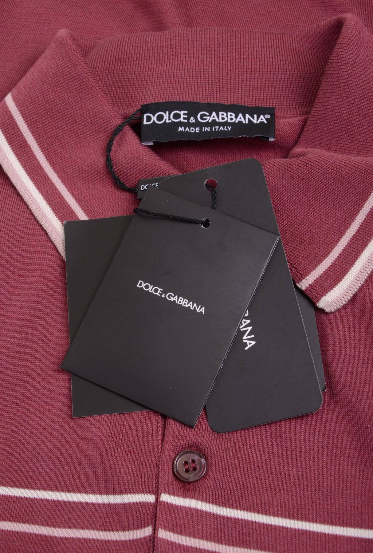 Dolce & Gabbana Men Polo Short Sleeves Jumper