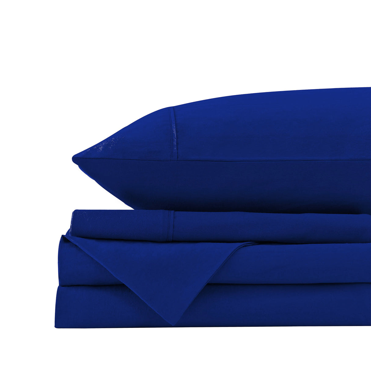 Royal Comfort Vintage Washed 100 % Cotton Sheet Set- Royal Blue