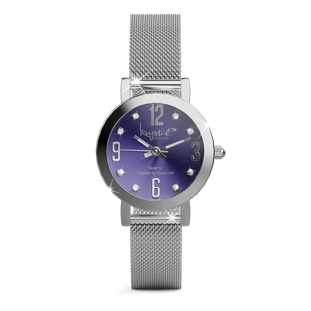 Krystal Couture The Hour Check Krystal Watch Embellished with Swarovski® Crystals