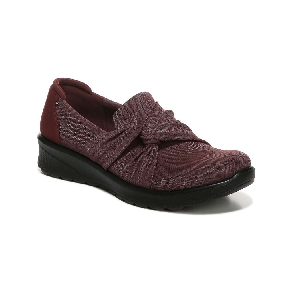 Bzees Glimmer Slip-On - Windsor Red Shimmer