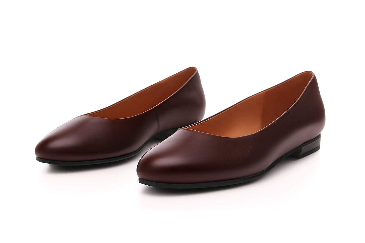 Bosccolo Womens Ballerina - Chocolate