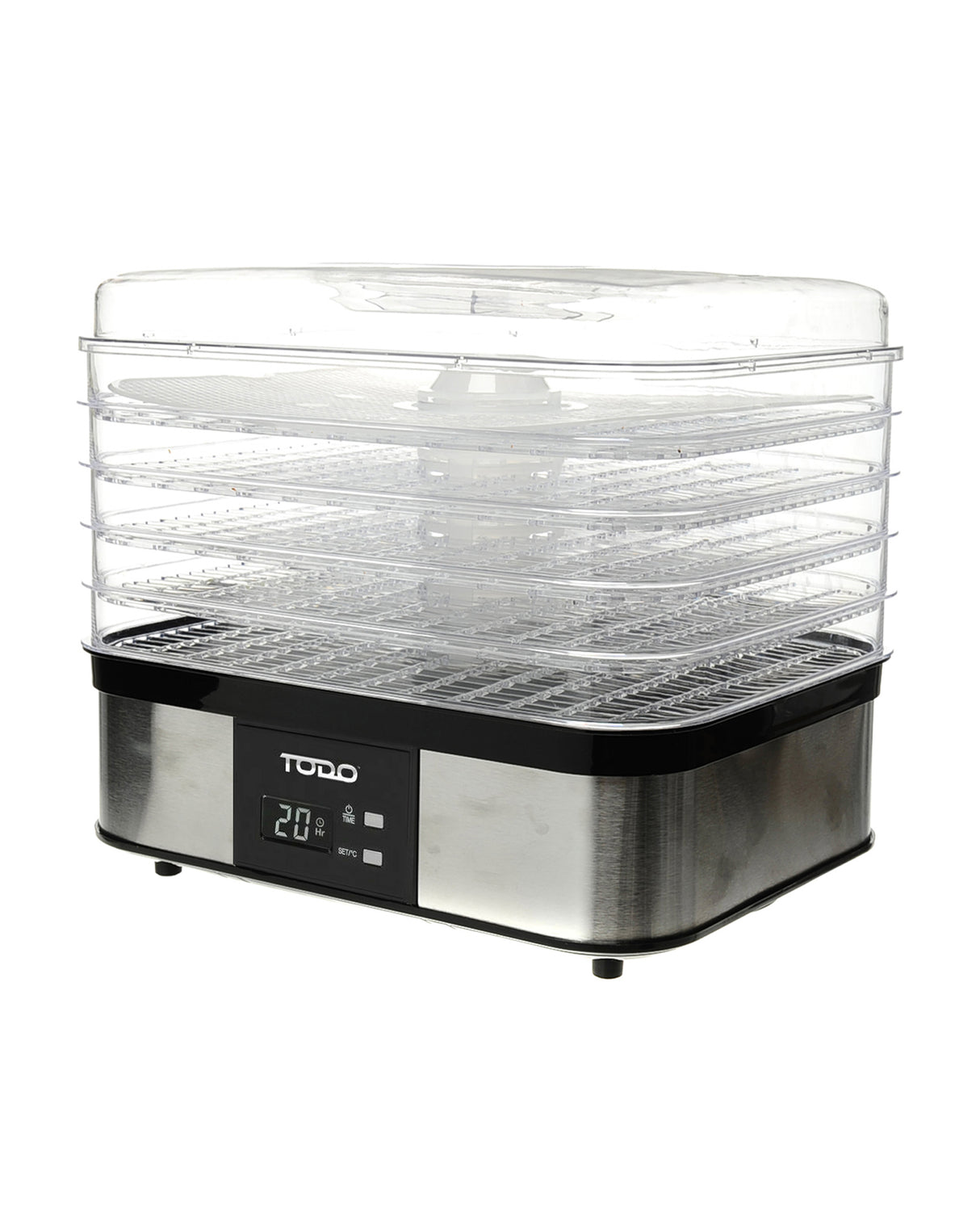 TODO 250W Stainless Steel Food Dehydrator Preserve Yogurt Fruit Dryer Jerky Maker