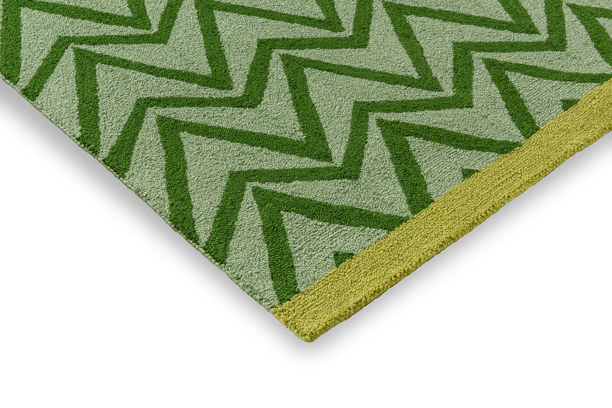 Scion Dhurrie Green 426307 Outdoor Rug