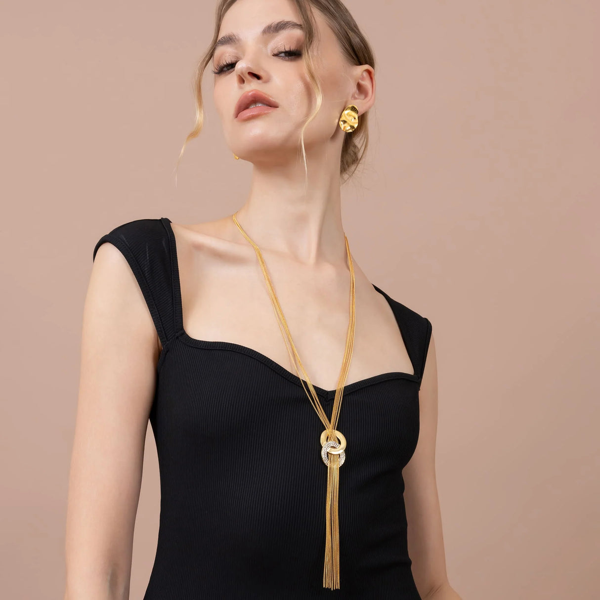 Krystal Couture Horizons Long Necklace Embellished with SWAROVSKI Crystals