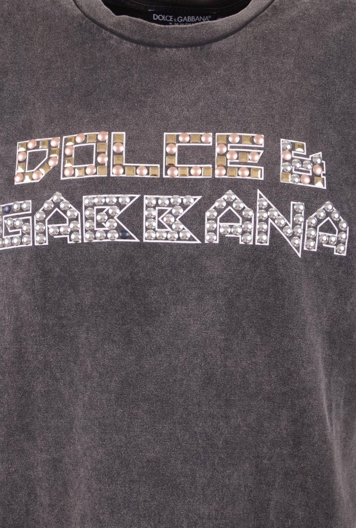 Dolce & Gabbana Men Studs Short Sleeve T-shirt