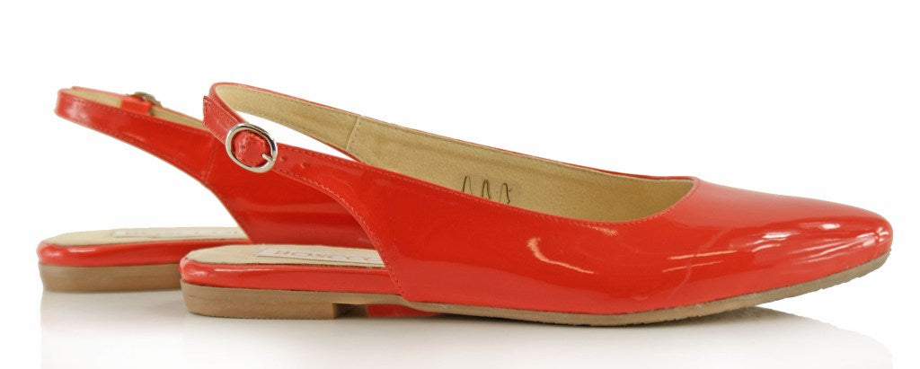 Bosccolo Womenssummer Pumps - Coral Laquered
