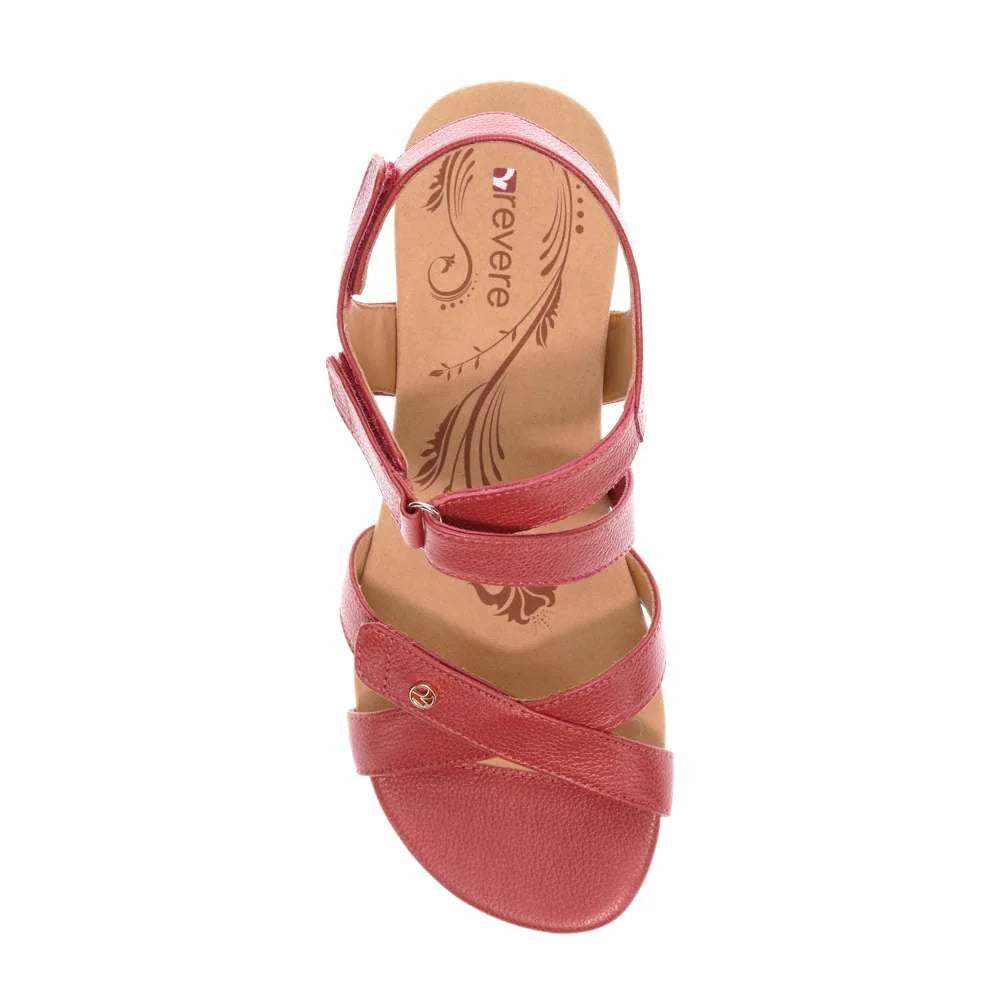 Revere Casablanca Wedge - Ruby Metallic