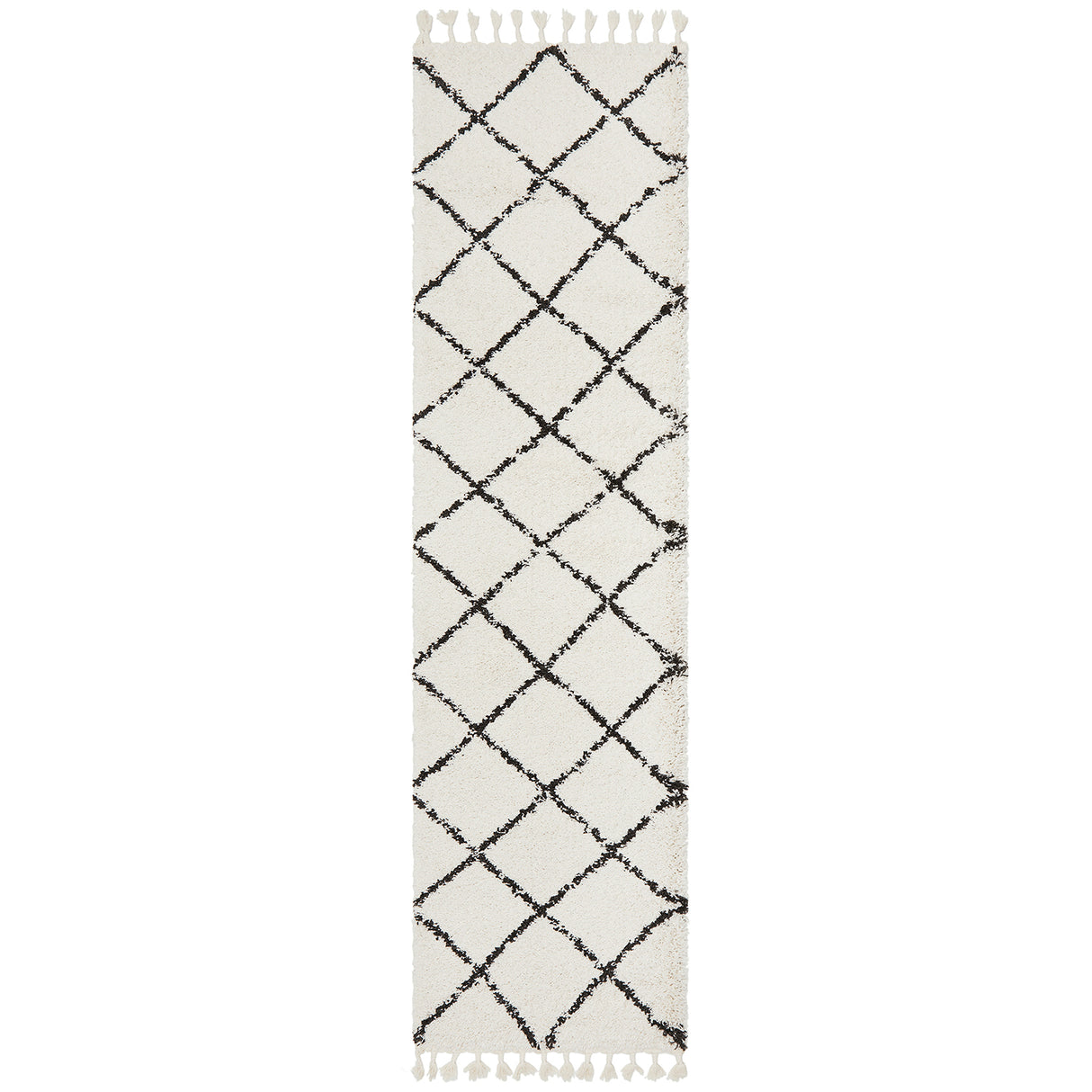 Saffron 22 White Runner Rug