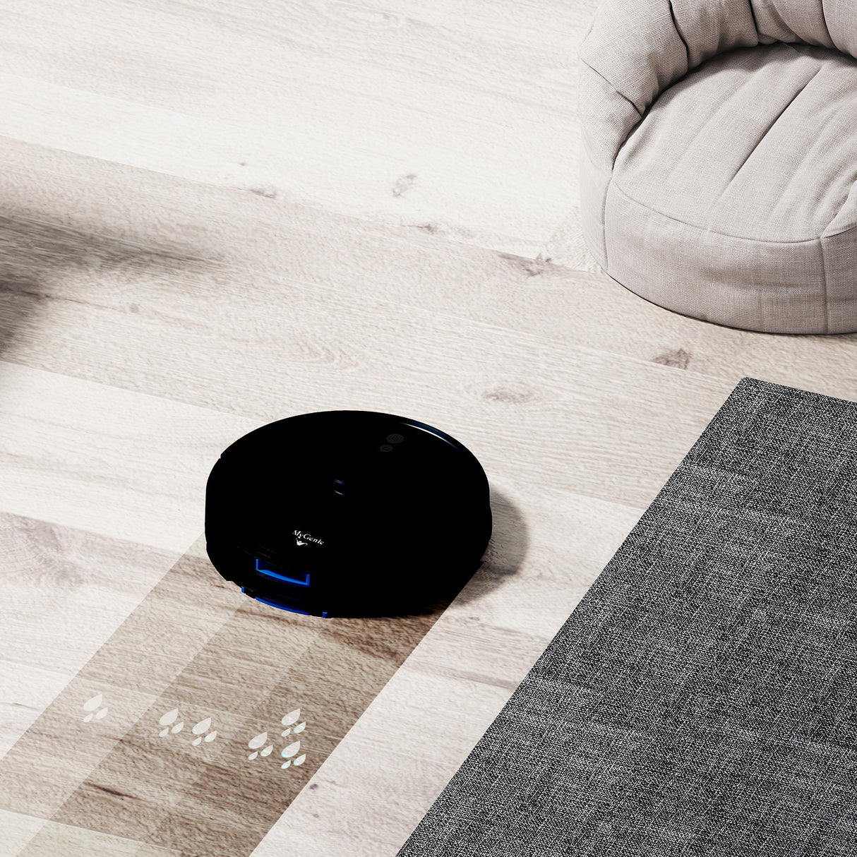 MyGenie Laser Sonic AI Robotic Vacuum and Mop