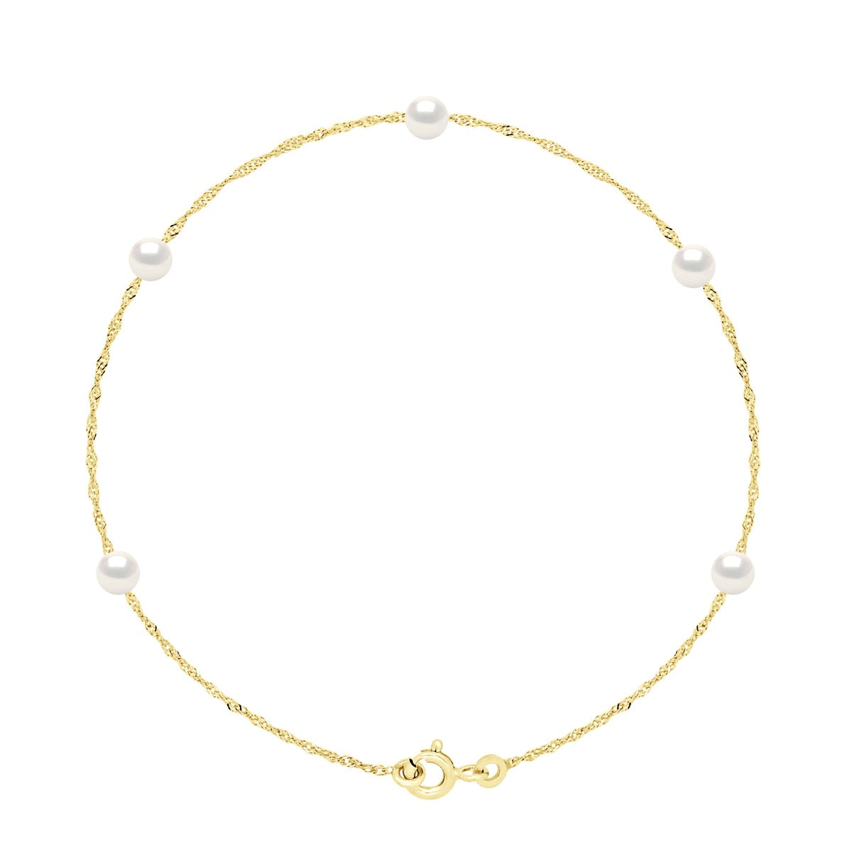 Bracelet - Natural Pearl White - Longueur 42 cm
