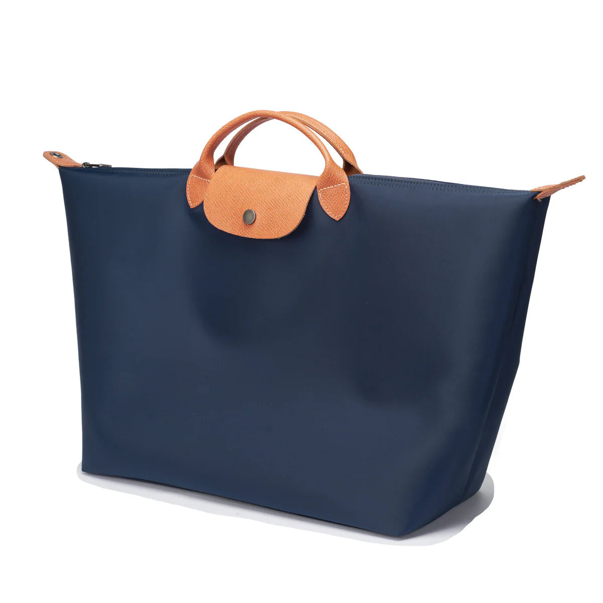 BAMEI Extra-Large Water-Resistant Nylon Travel Tote Bag - Navy