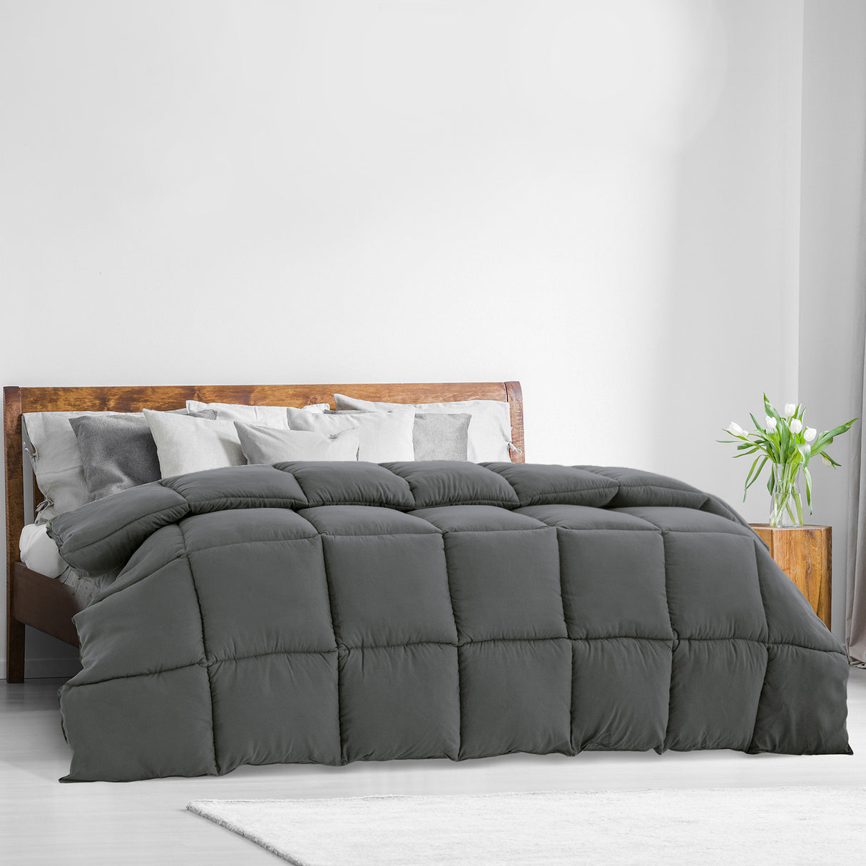 Royal Comfort Ultra-Warm 800GSM Charcoal Quilt