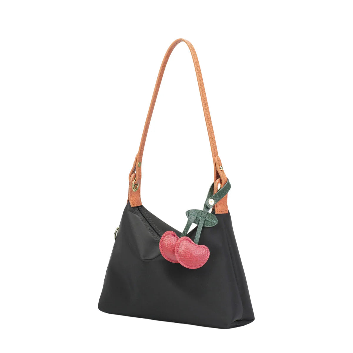 BAMEI Reversible Nylon Crossbody Bag - Black