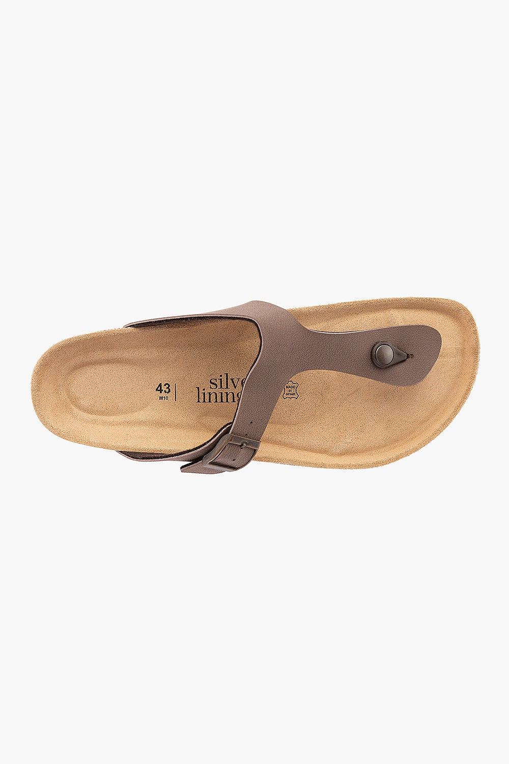 Silver Lining Rosas Mens Plain Mokka