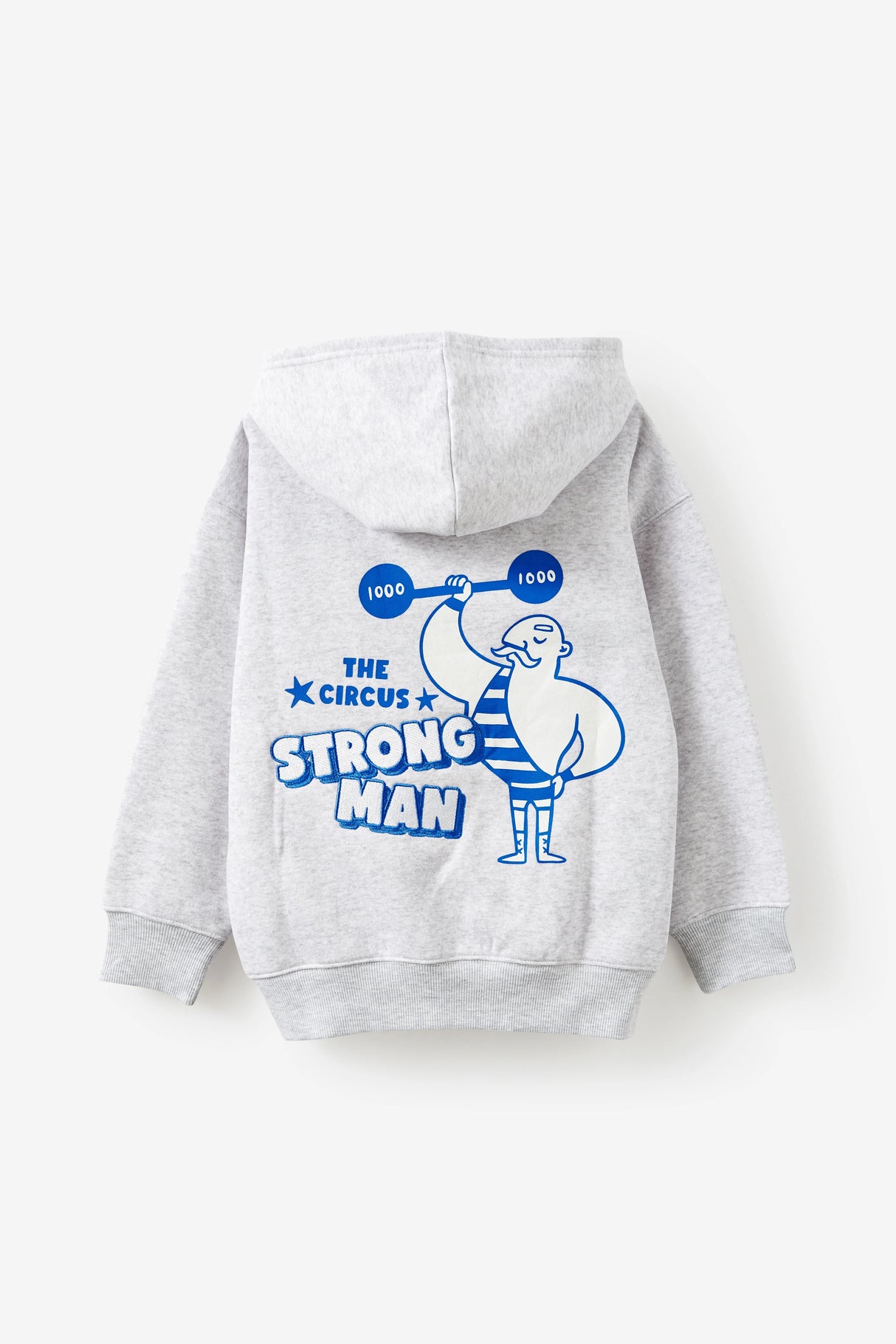 Cotton On Kids Boys Sammy Oversize Hoodie - Grey Marle/Strong Man