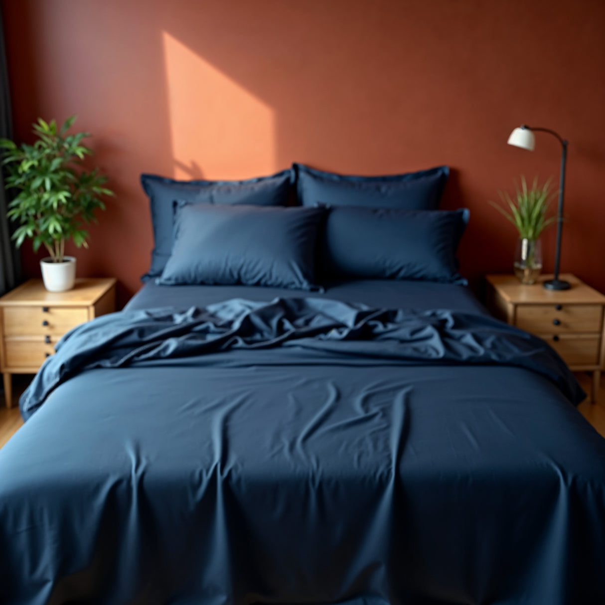 Royal Comfort Balmain 1000TC Bamboo cotton Sheet Sets- Royal Blue