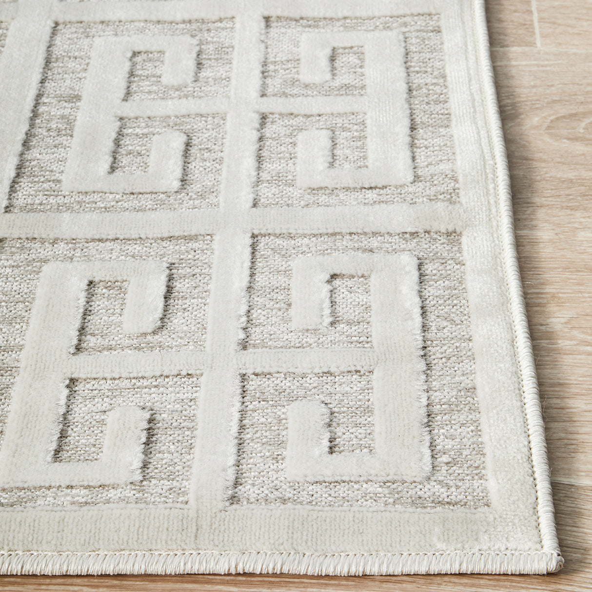 York Brenda Natural White Rug