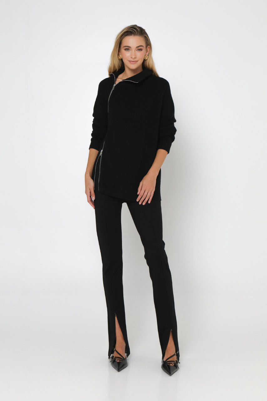 Madison The Label Reuben Knit Jumper - Black