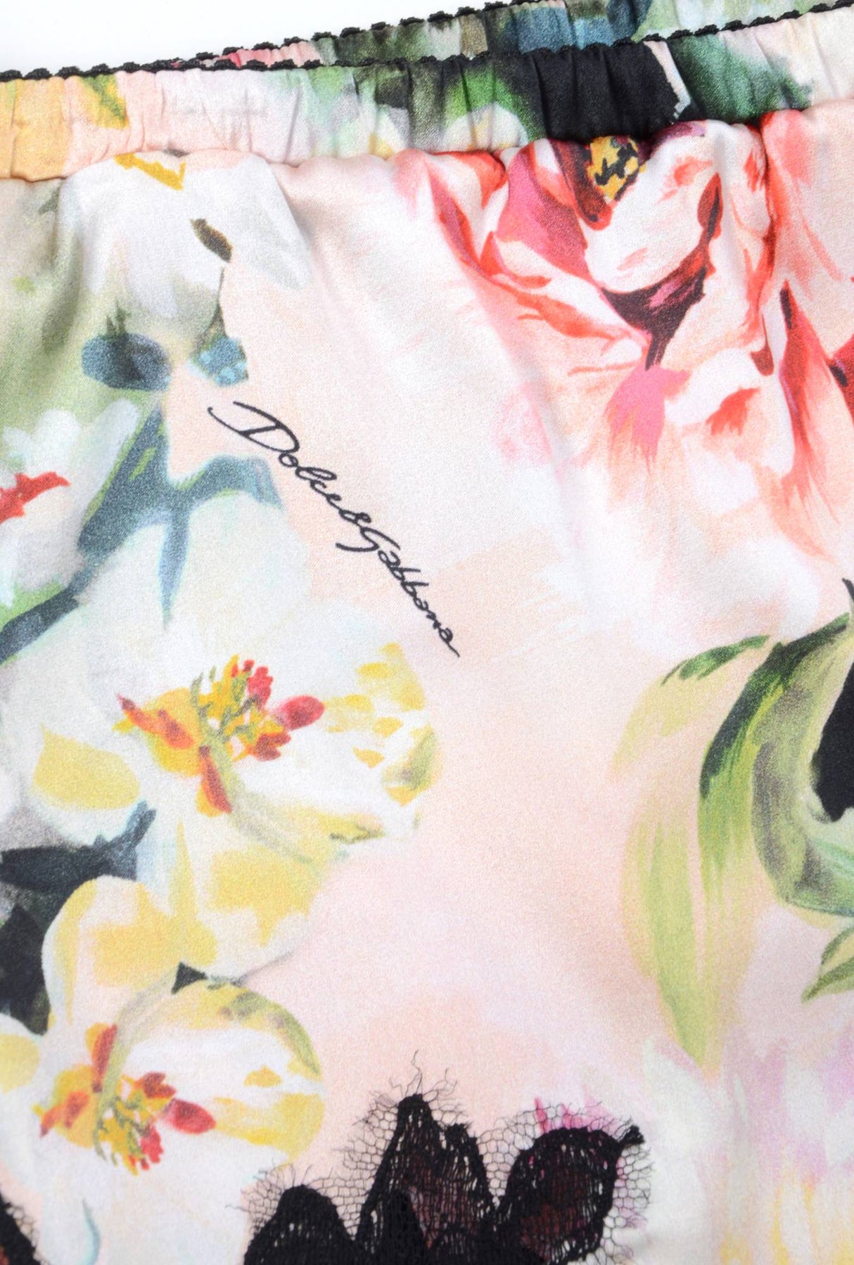 Dolce & Gabbana Women Lingerie Flowers Shorts