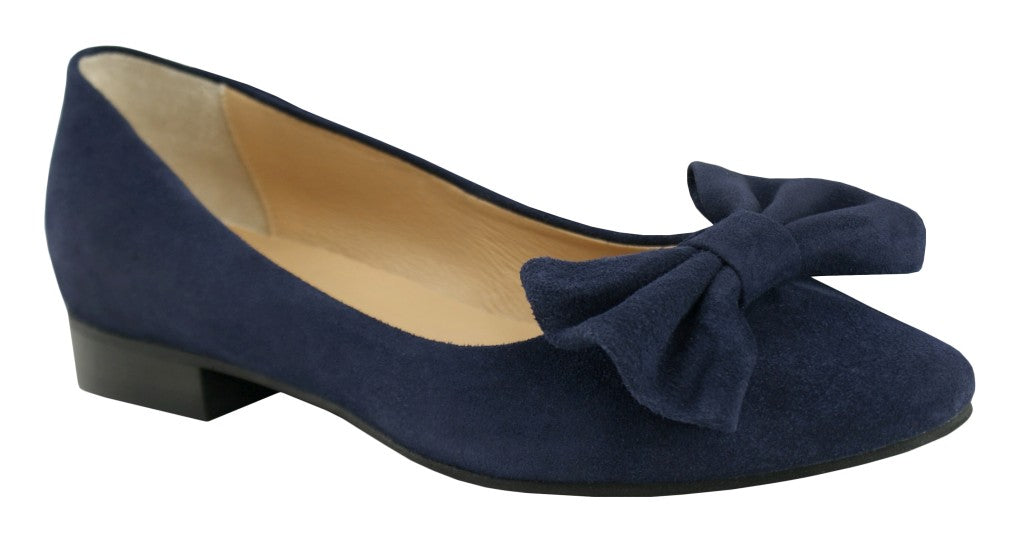 Bosccolo Womens Ballerina - Navy Blue