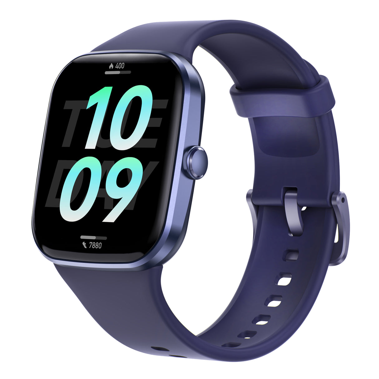 Bluetooth Smart Watch 1.96" TFT Touch Screen Temperature Heart Rate Blood Pressure BT 5.0 - Blue