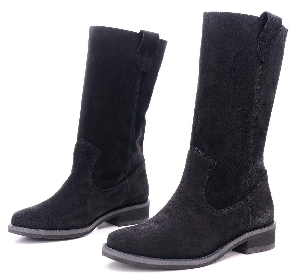 Bosccolo Womens Boots - Black Nubuck
