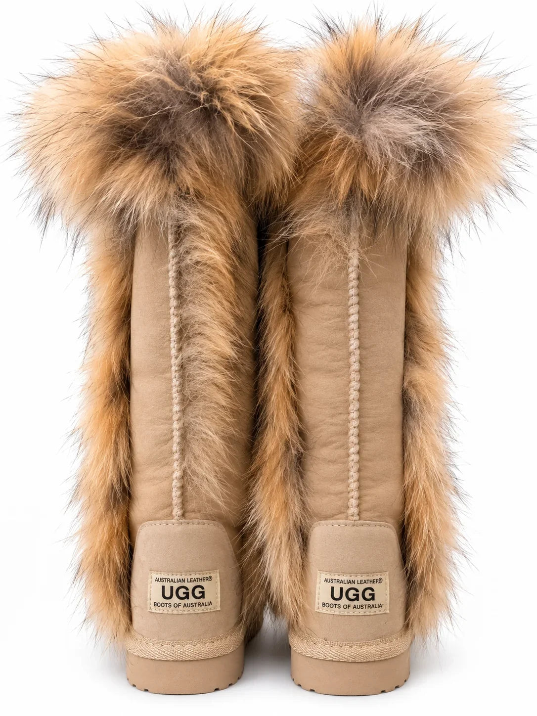 Australian Leather Ugg Fozy Long Uggs - Natural - AU4