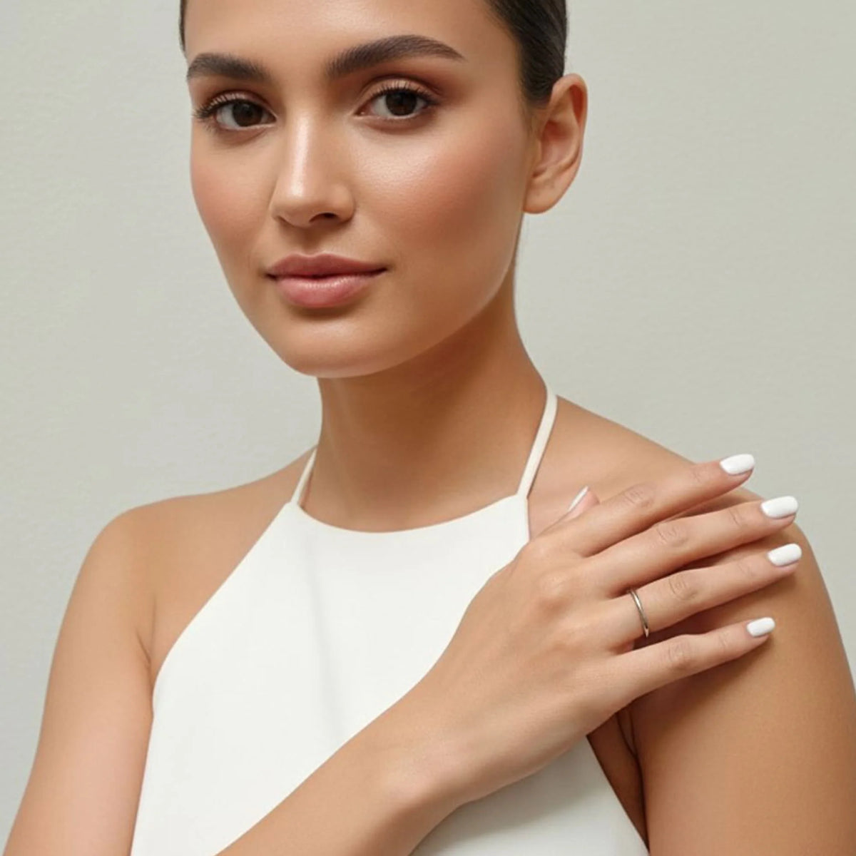Bullion Gold Rheda Classic Tubular Ring in Silver