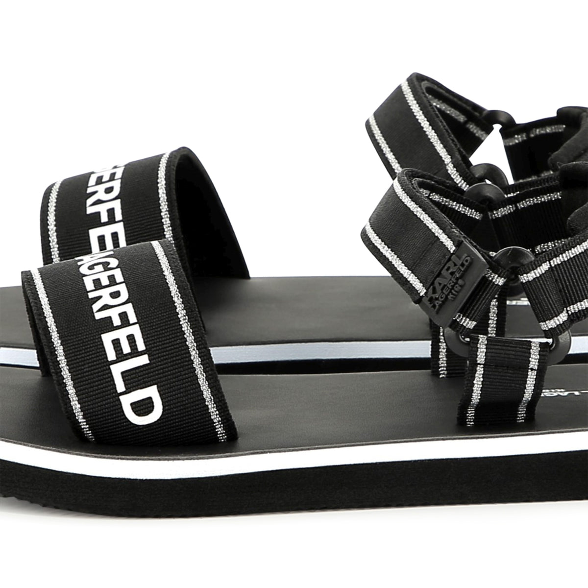 Karl Lagerfeld Girls Fete Musique D3 Sandals - Black