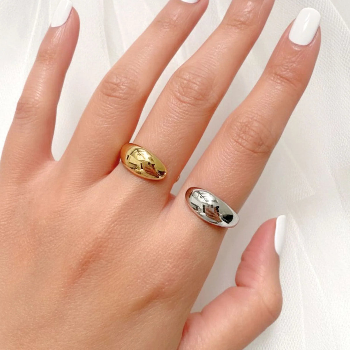 Bullion Gold Elan Irregular Open Claw Gold Ring