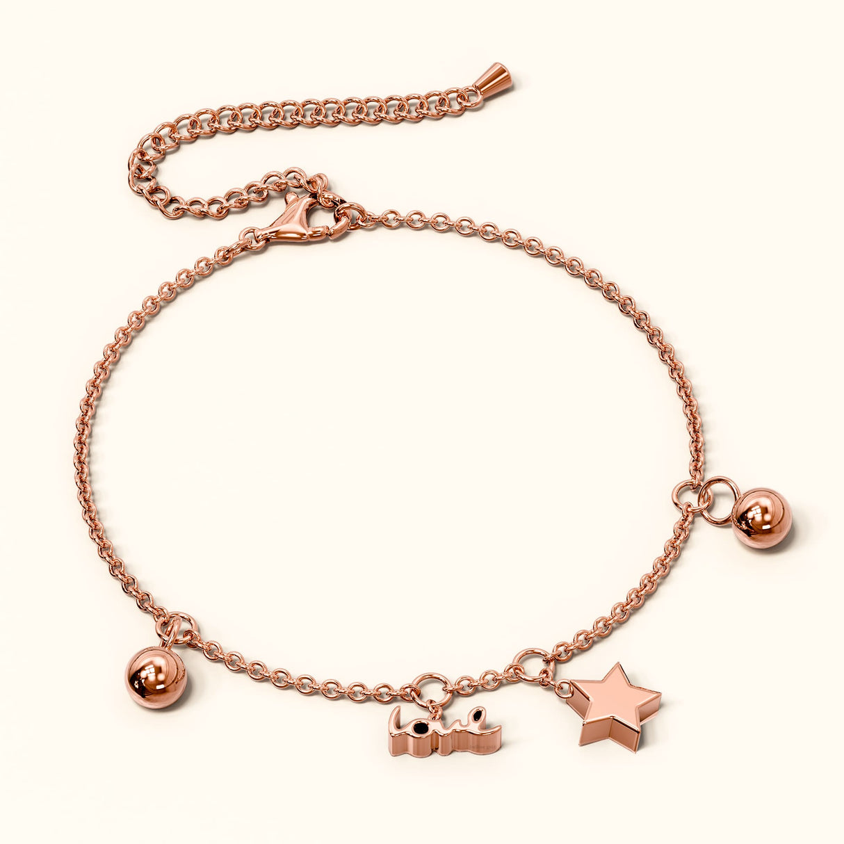 Bullion Gold Love From The Star Charm Bracelet