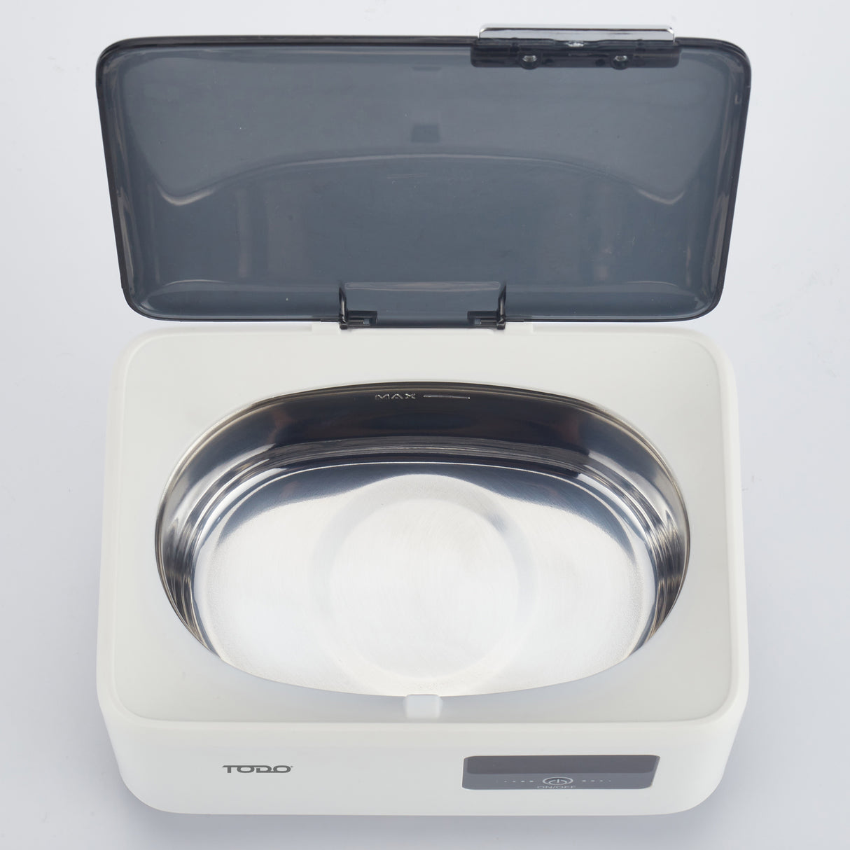 TODO Ultrasonic Cleaner Sonic Wave Jewellery Cleaner Blue LED 600ml Stainless Steel Tank 3min Cycle