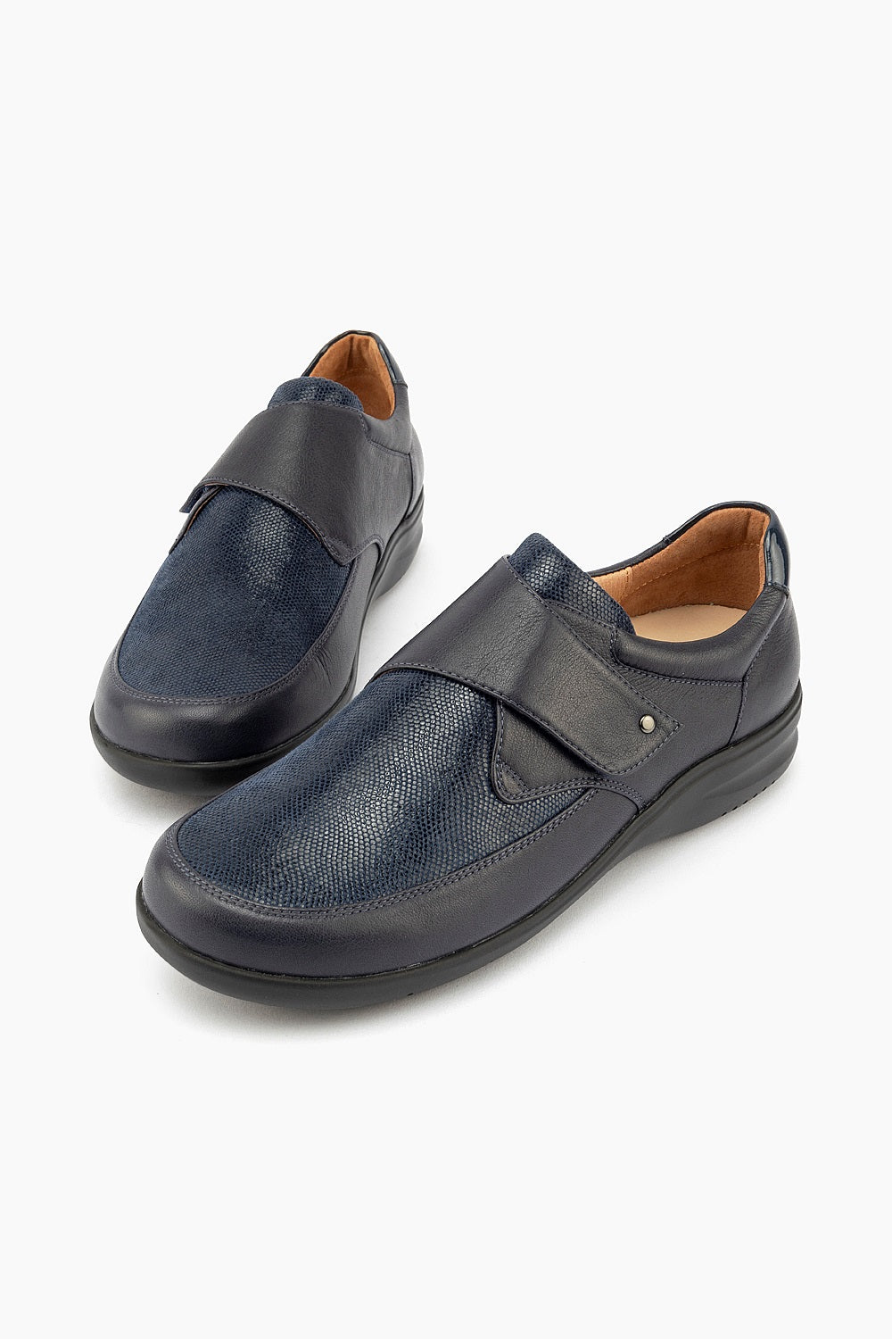 Klouds Jordyn Navy Print Stretch
