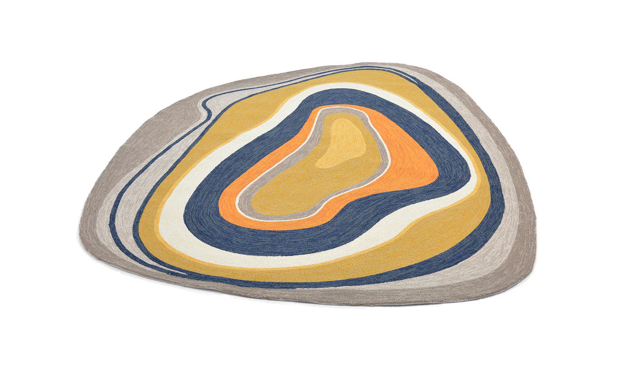 B&C Aura Ochre Outdoor Rug 477306