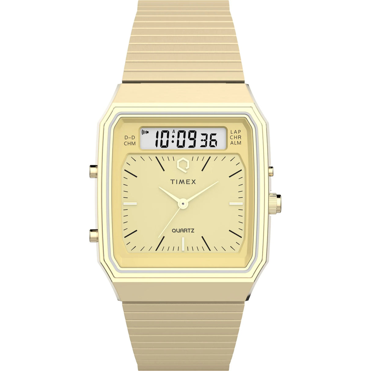 Timex Q Timex® 1982 Ana-Digi Reissue 33Mm Stainless Steel Bracelet Watch