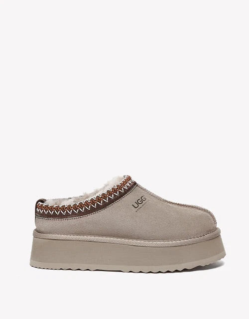 Ventus Cow Suede Platform in Brown