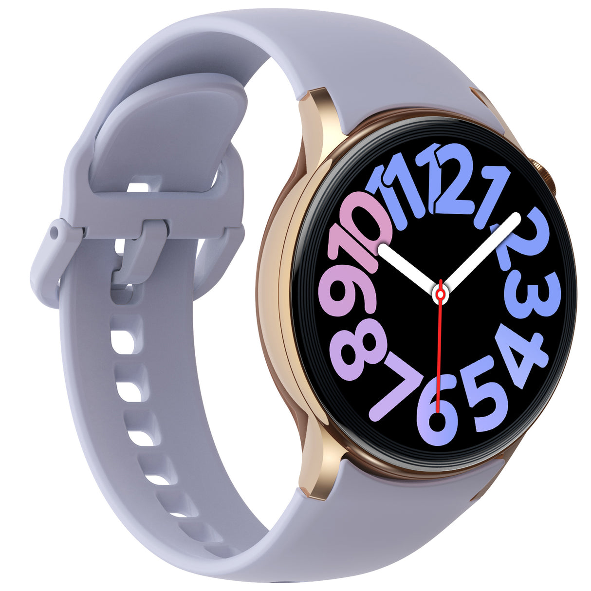 Bluetooth Smart Watch 1.43" Touch Screen Call Heart Rate Blood Pressure BT 5.3 - Purple