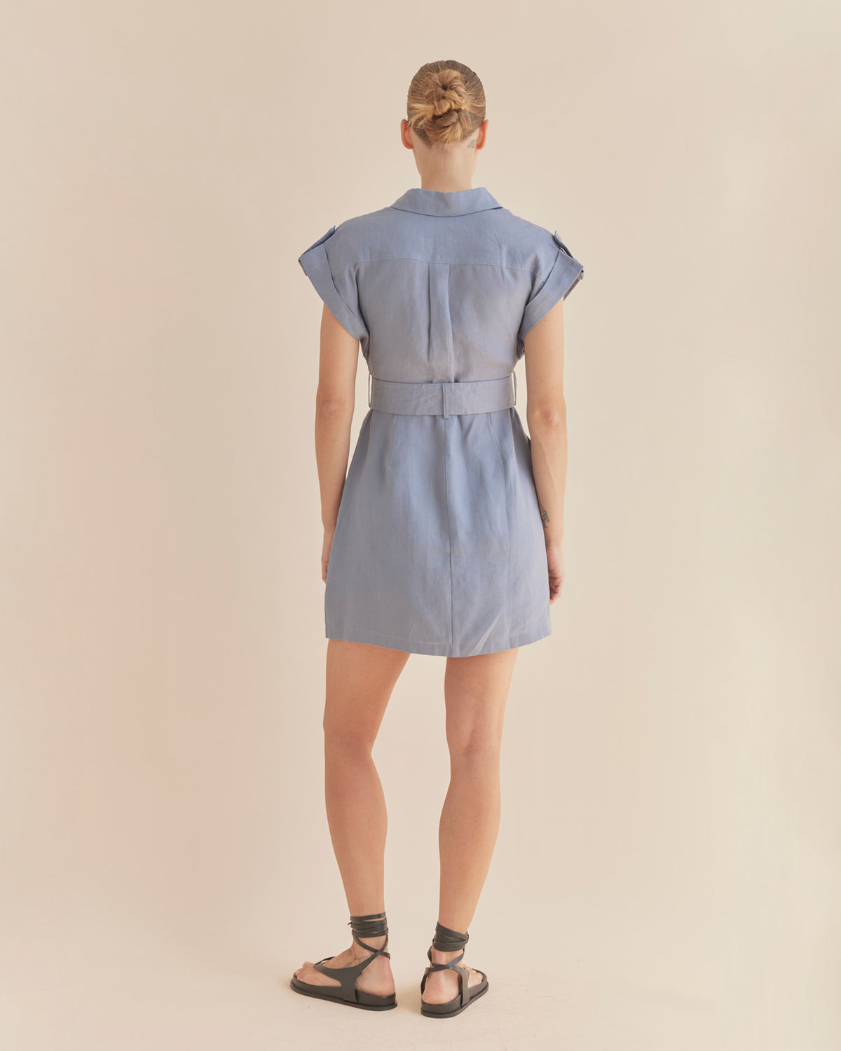 Amelius Esra Utility Mini Dress - Lazuli