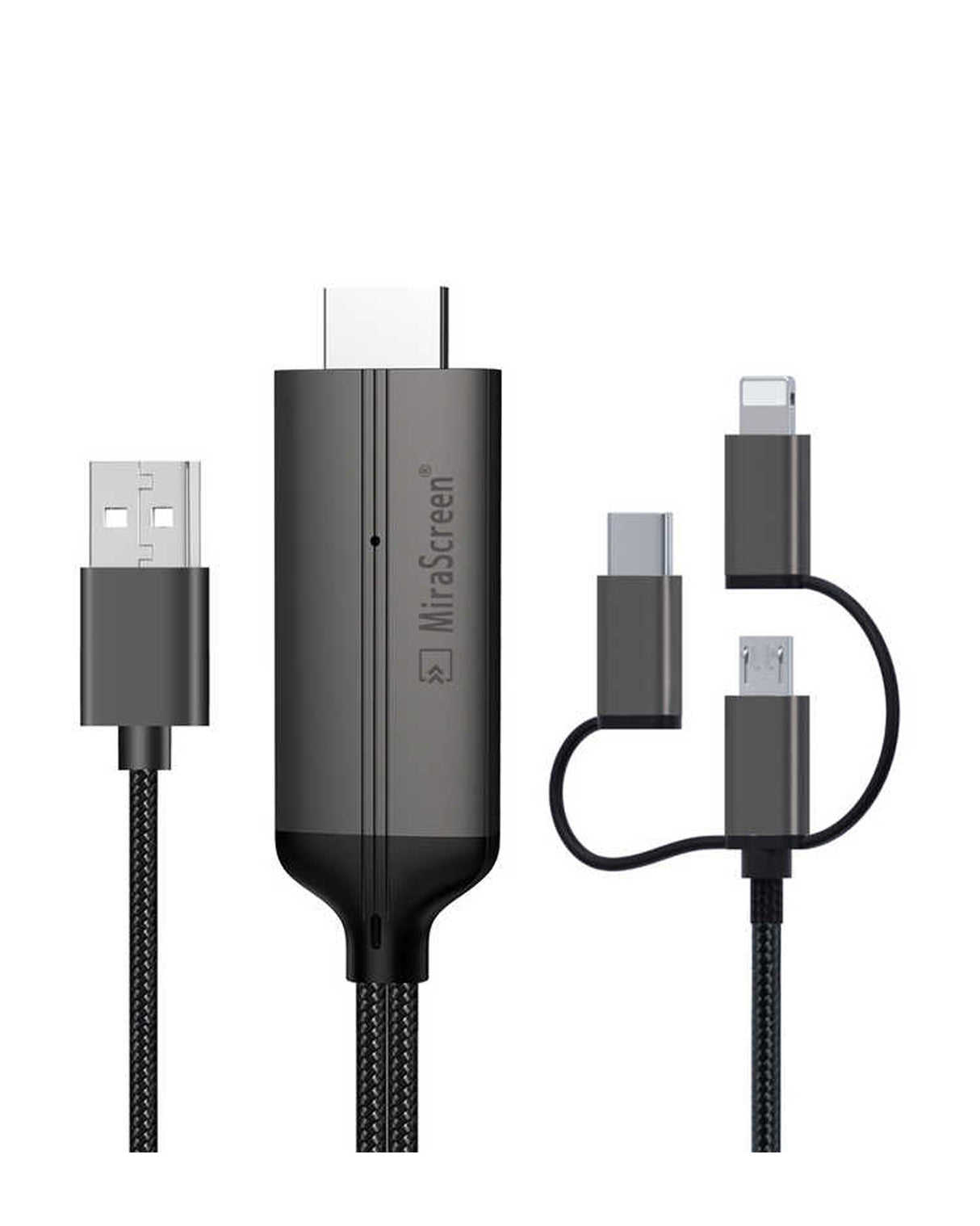 USB Type-C to HDMI Lightning Pin Micro USB 1080P Adapter Cable Audio Video Lead TV USB
