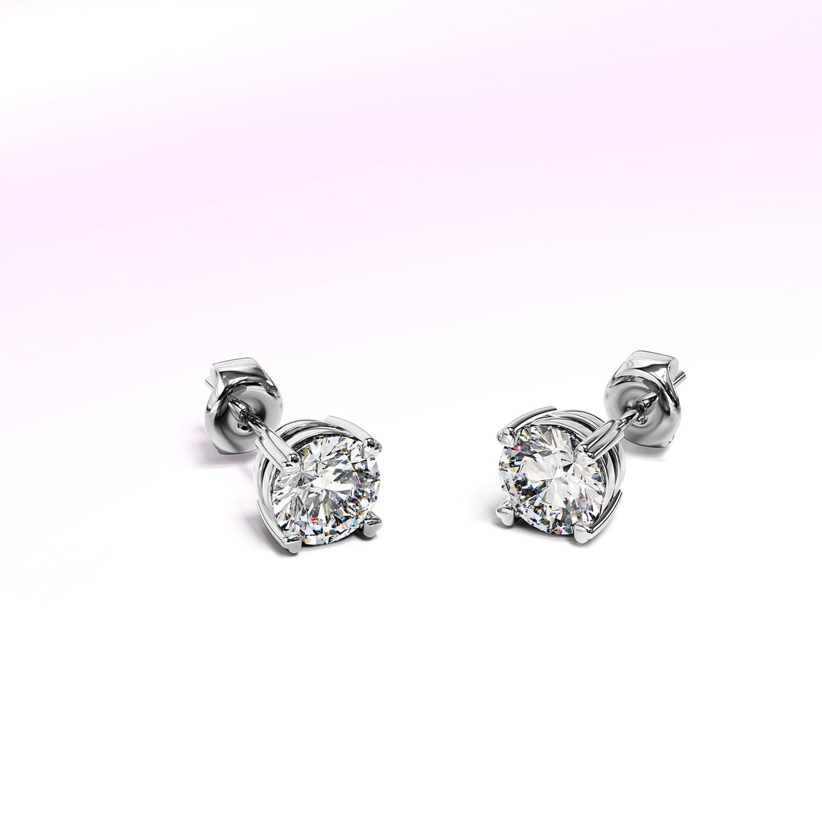 Boxed of Krystal Couture Mineral Glass Watch & Earrings Embellished with Crystals from SWAROVSKI® Set in White Gold