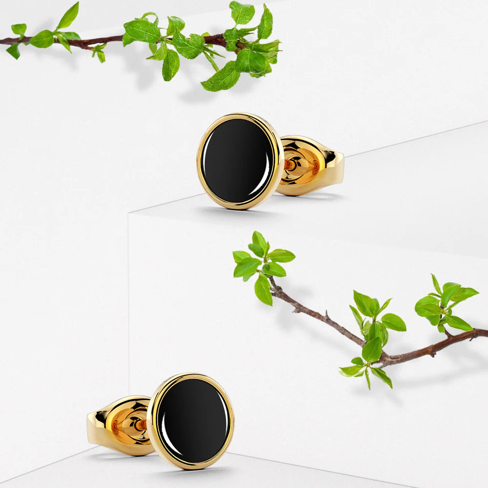 Bullion Gold Mitch Stud Earrings 8mm