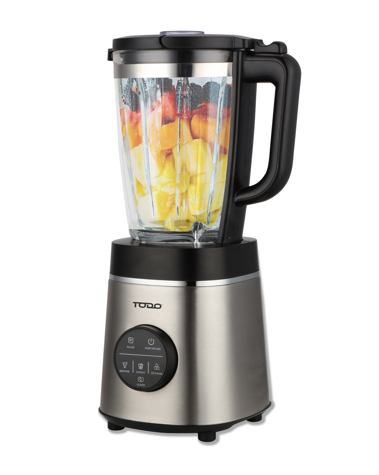 TODO 1.75L Commercial Electric Blender 1000W Glass Jar Adjustable Speed Stainless Steel Body