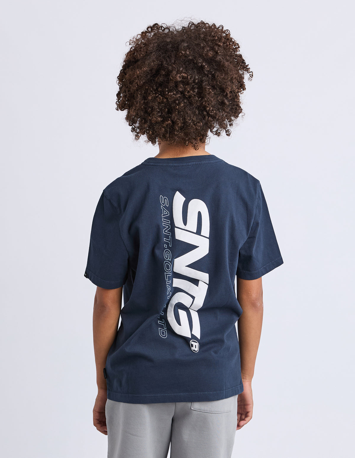 St Goliath Boys Challenger Tee - Navy