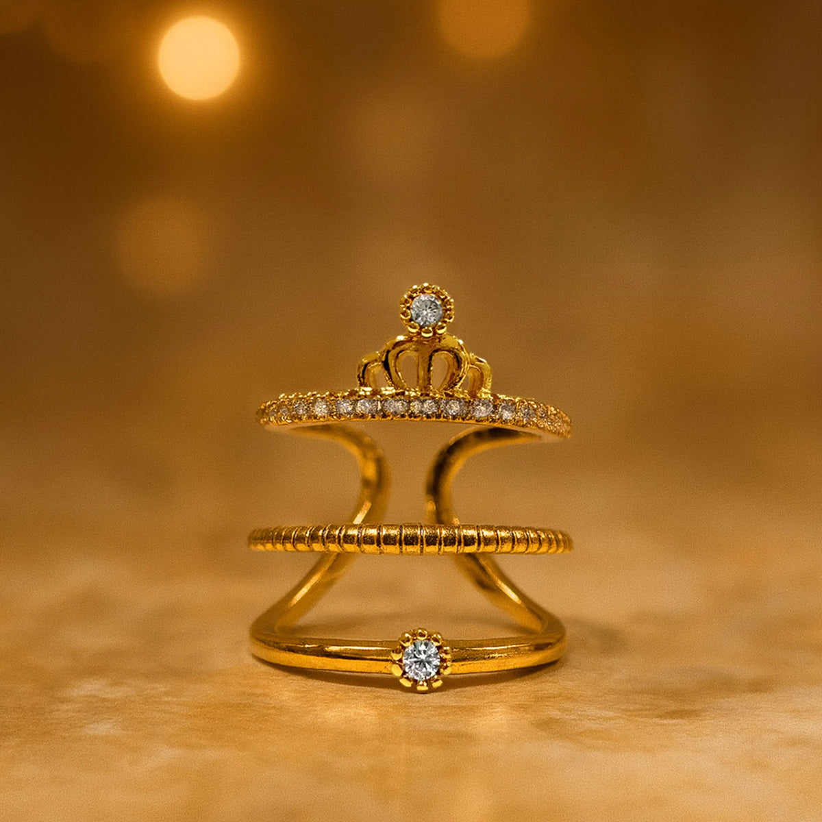 Bullion Gold Famous Madonna Fashion Ring
