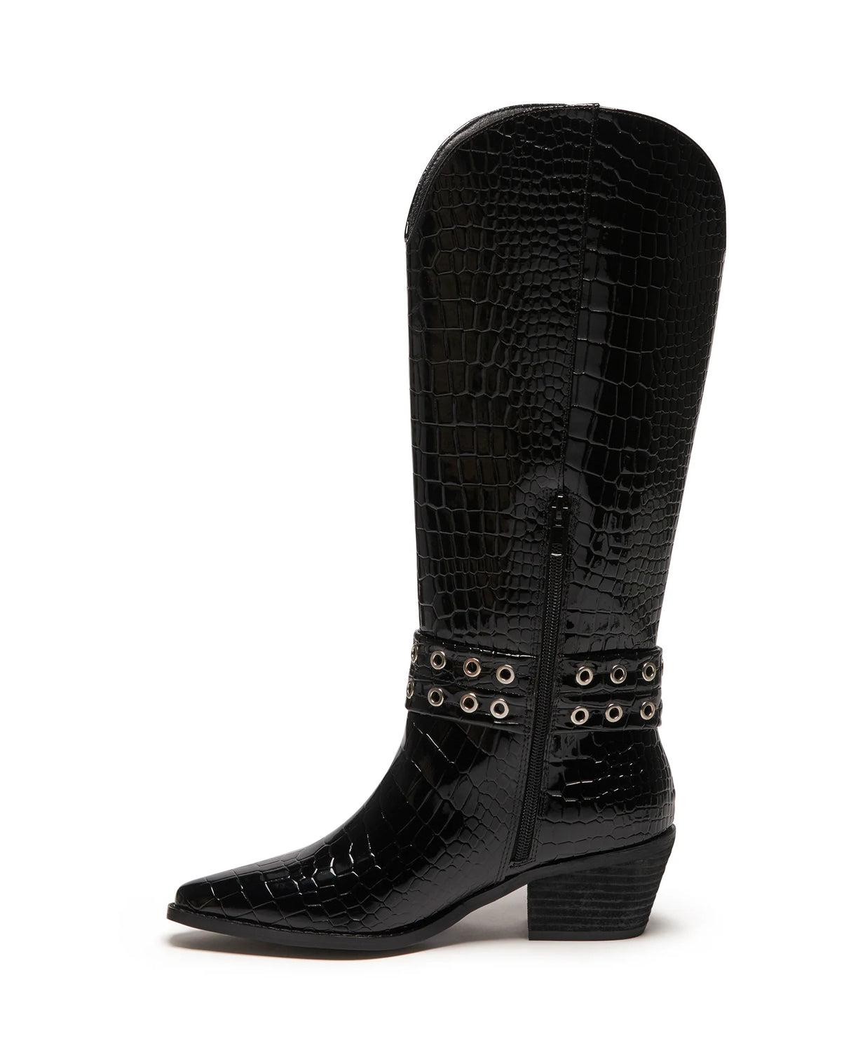 Therapy Maiden Black Patent Croc