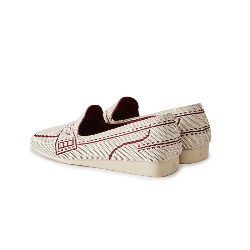 Comfortable Slip On Square Toe Loafers - Sand