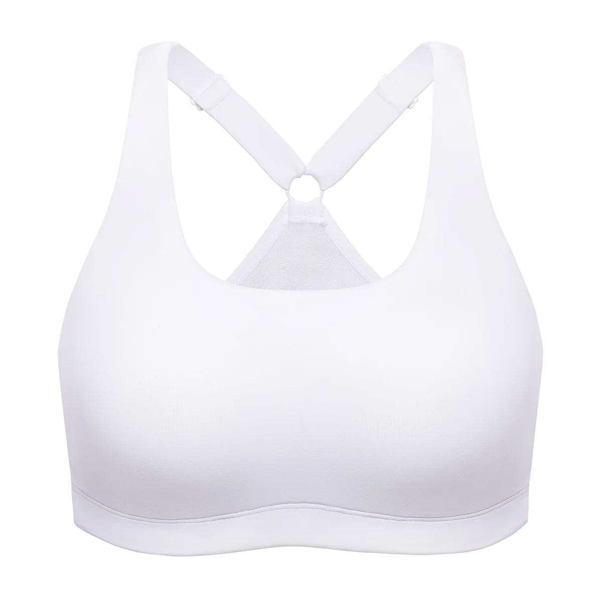 Power On High Impact Padded Sports Bras - White