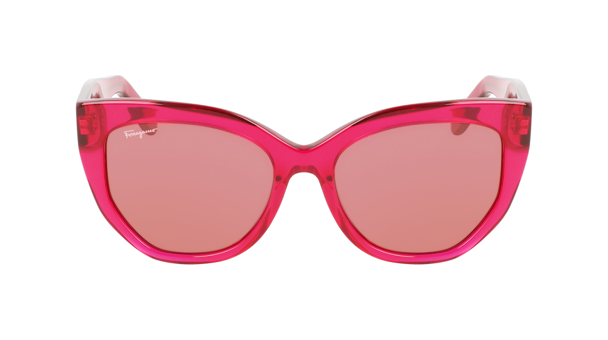 Salvatore Ferragamo SF1061S Womens Sunglasses - Trasparent Red